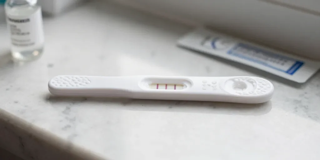 Ligne pâle sur test de grossesse : pourquoi votre résultat faiblement positif demande une seconde chance