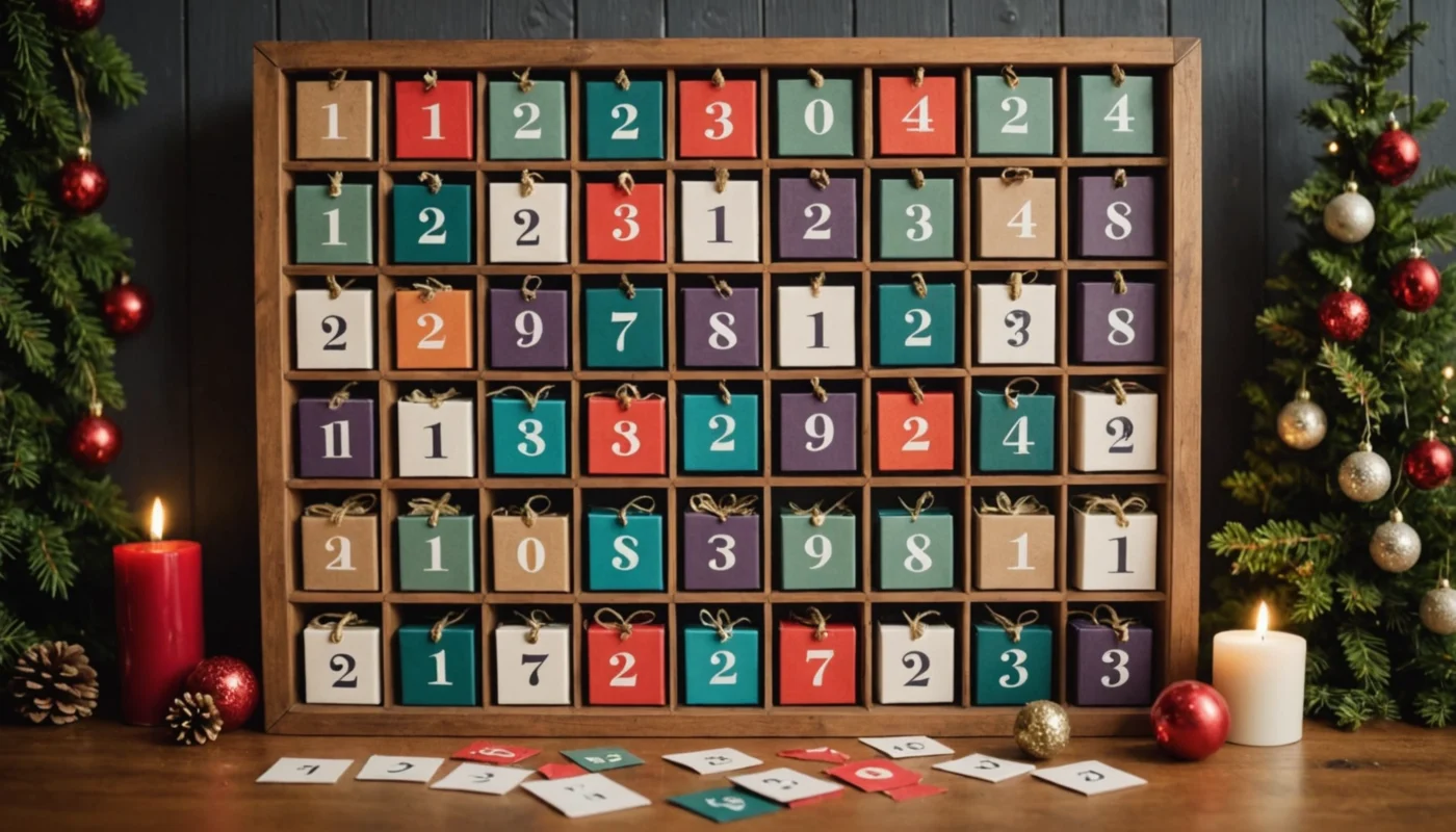idées calendrier de l'avent fait maison