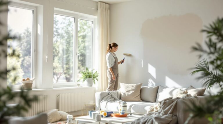 Repeindre sans stress : comment une pro en Essonne 91 transforme vos pièces en un souffle de sérénité