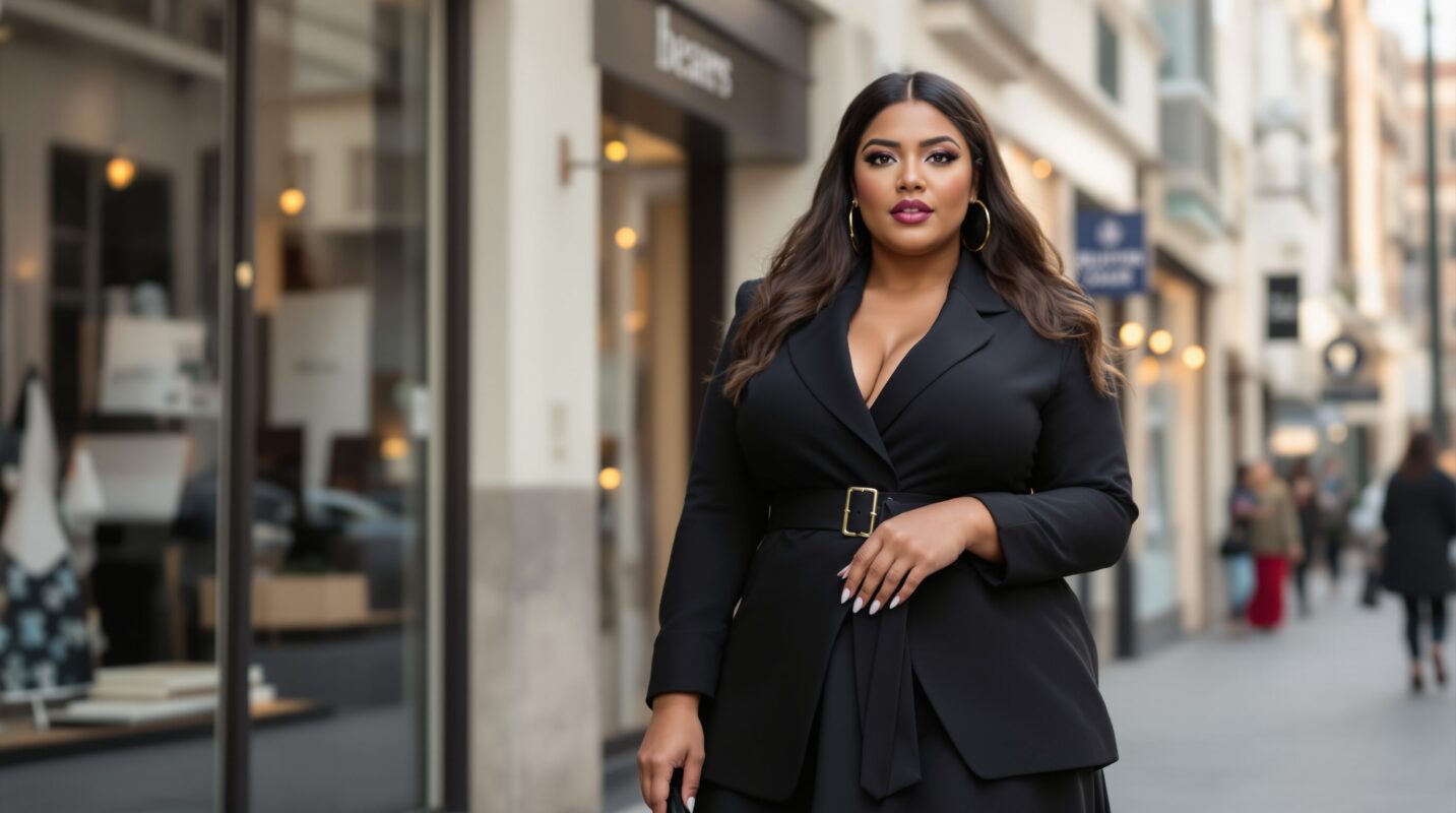 idée look femme ronde