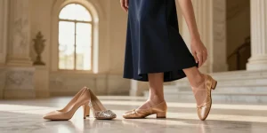 chaussures pour robe longue