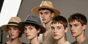 chapeau cheveux courts