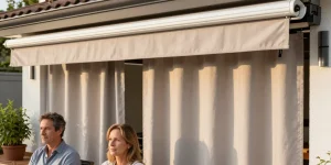 rideaux pour store banne