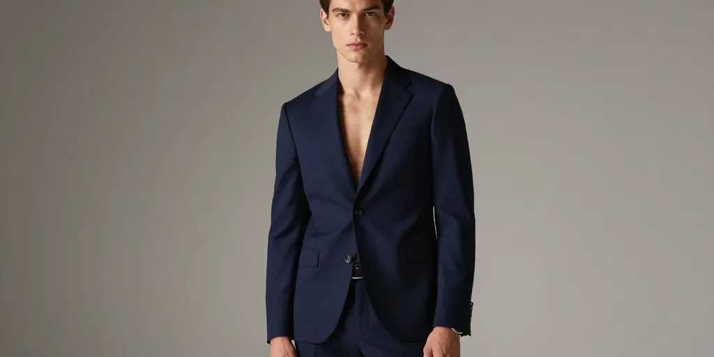 bleu marine vêtement