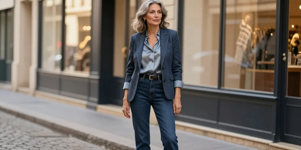 look jean femme 50 ans