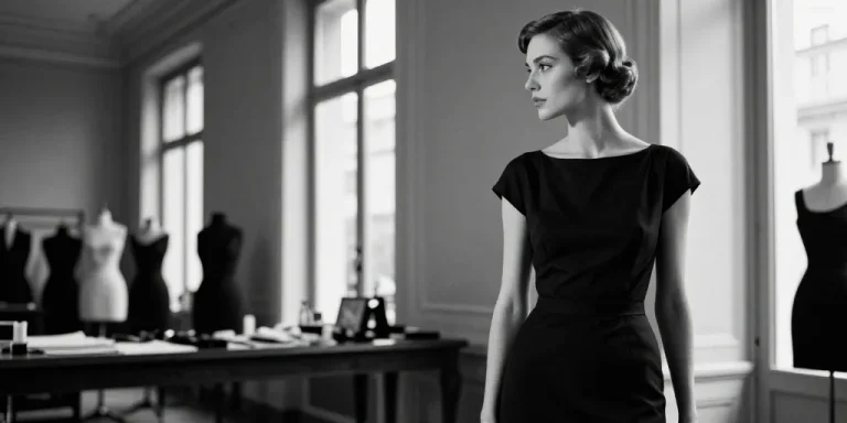 silhouette la petite robe noire
