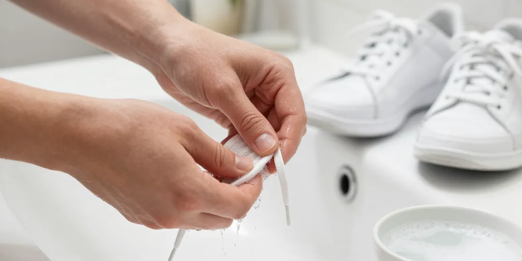 comment laver des lacets