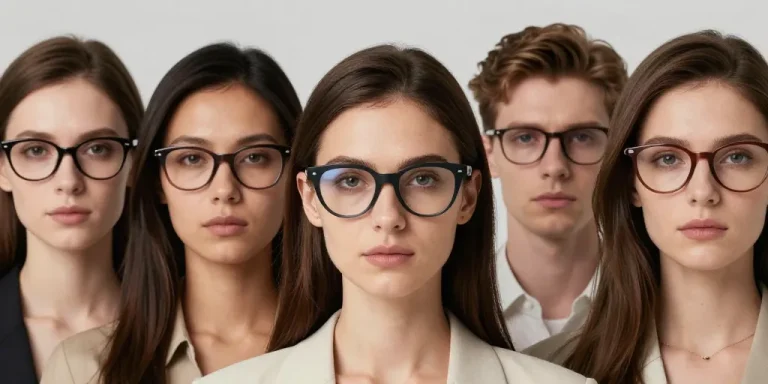 forme de visage et lunette