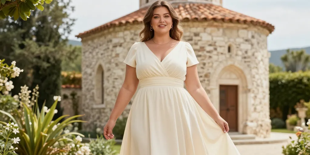 tenue baptême femme ronde