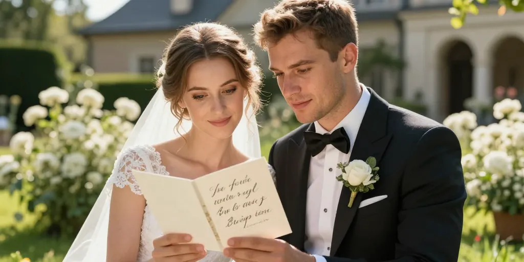 vœux de mariage originaux